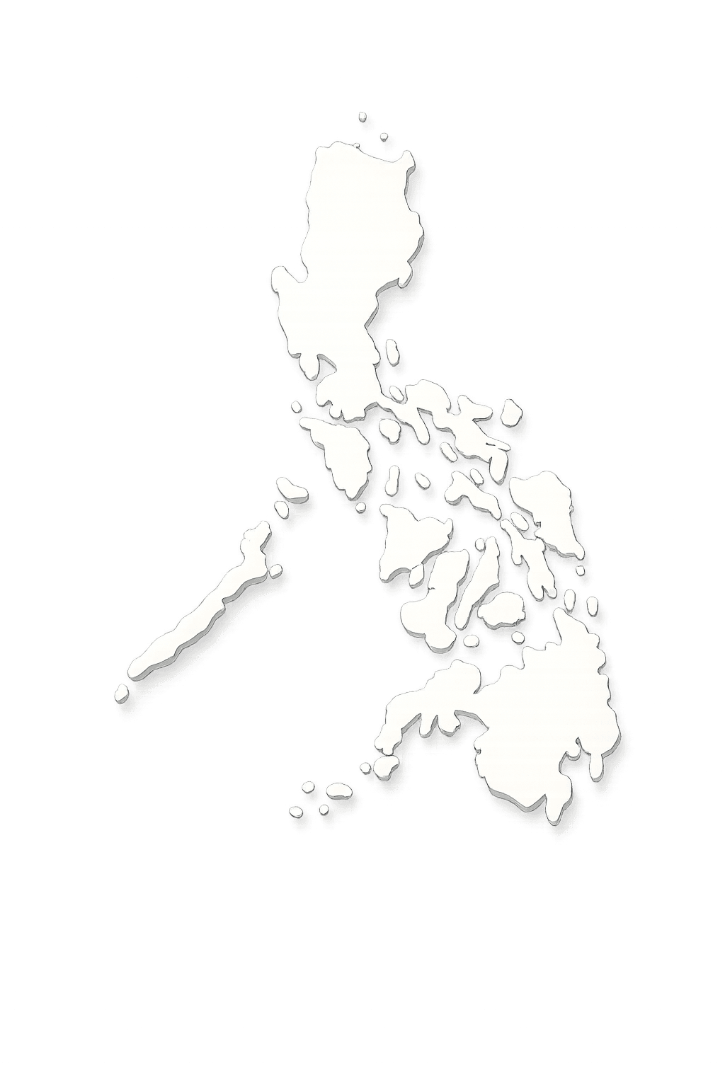 Map of the Philippines showing DSIC offices in Bulacan, Quezon City, Laguna, Cebu, Bacolod, Surigao, Davao de Oro and General Santos